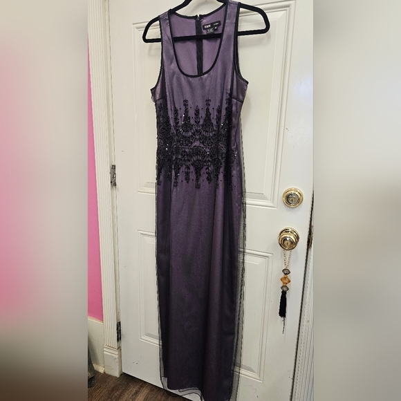 Purple, Prom, Wedding, Formal, Party, Black, Maxi, Elegant, Dance, Y2k, Long - Picture 2 of 6
